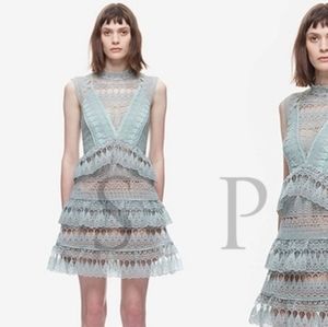 self portrait lace dress